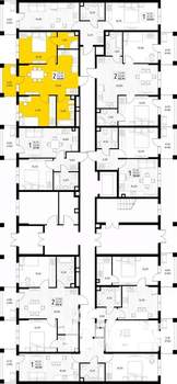 2-к квартира, вторичка, 55м2, 1/8 этаж