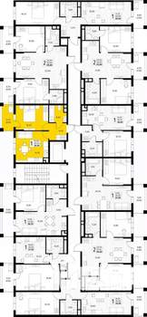 1-к квартира, вторичка, 36м2, 5/8 этаж