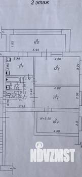 3-к квартира, вторичка, 63м2, 2/3 этаж