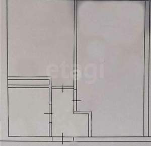 1-к квартира, вторичка, 32м2, 1/7 этаж