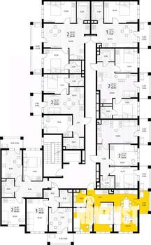 2-к квартира, вторичка, 53м2, 2/8 этаж