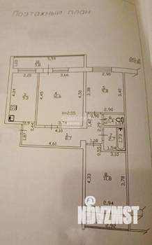 3-к квартира, вторичка, 69м2, 4/7 этаж