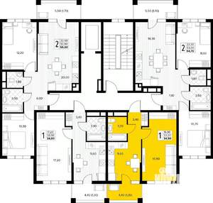 1-к квартира, вторичка, 35м2, 8/8 этаж
