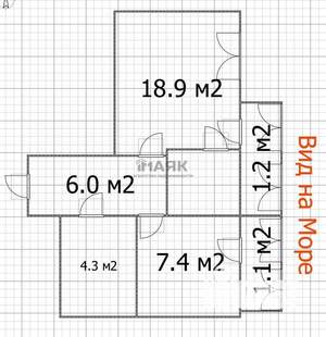 1-к квартира, вторичка, 38м2, 9/9 этаж