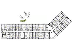 1-к квартира, вторичка, 25м2, 7/9 этаж