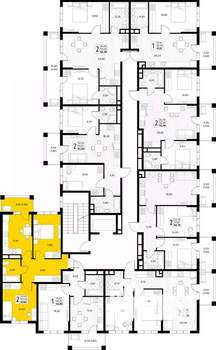 2-к квартира, вторичка, 52м2, 6/8 этаж