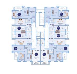 2-к квартира, вторичка, 56м2, 4/16 этаж