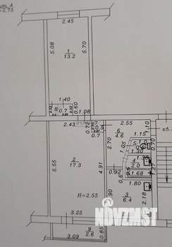 2-к квартира, вторичка, 47м2, 2/5 этаж