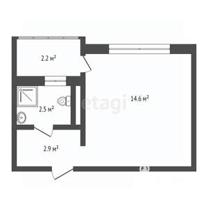 Студия квартира, вторичка, 23м2, 5/7 этаж