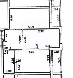 2-к квартира, вторичка, 63м2, 7/10 этаж