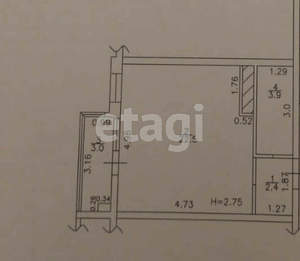 Студия квартира, сданный дом, 29м2, 11/20 этаж