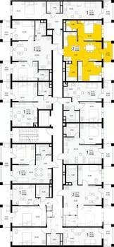 2-к квартира, вторичка, 54м2, 2/8 этаж