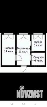 2-к квартира, вторичка, 32м2, 3/5 этаж