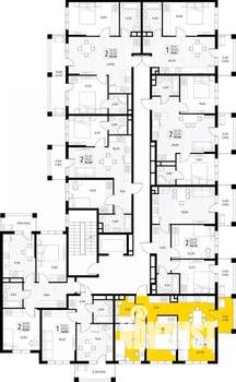 2-к квартира, вторичка, 53м2, 4/8 этаж