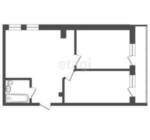2-к квартира, вторичка, 70м2, 2/3 этаж