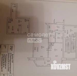 3-к квартира, сданный дом, 66м2, 10/10 этаж