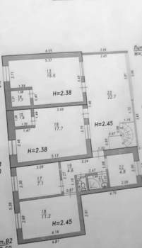 4-к квартира, вторичка, 180м2, 1/3 этаж