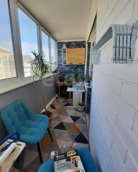 1-к квартира, вторичка, 52м2, 7/9 этаж