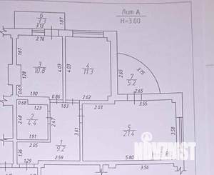 2-к квартира, вторичка, 66м2, 3/9 этаж