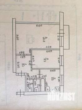 2-к квартира, вторичка, 45м2, 2/2 этаж