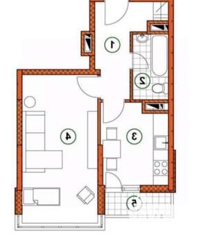 1-к квартира, вторичка, 39м2, 12/13 этаж