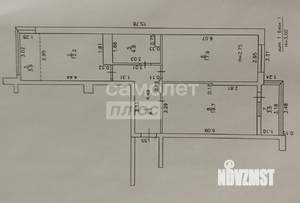 2-к квартира, вторичка, 64м2, 12/12 этаж
