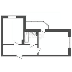 1-к квартира, вторичка, 49м2, 12/13 этаж