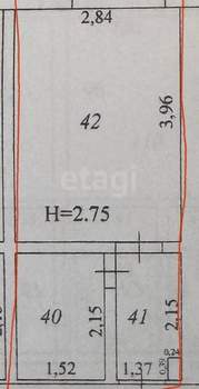 Студия квартира, вторичка, 17м2, 1/3 этаж