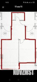 1-к квартира, вторичка, 46м2, 3/19 этаж