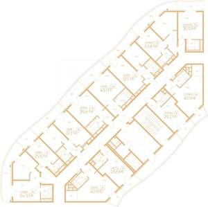 2-к квартира, вторичка, 51м2, 8/9 этаж