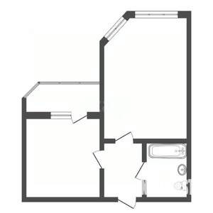 1-к квартира, вторичка, 34м2, 6/19 этаж