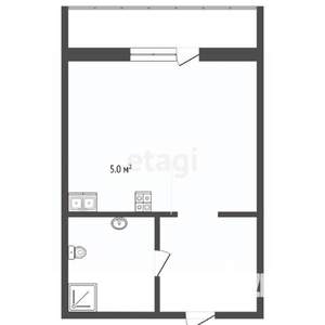 Студия квартира, вторичка, 23м2, 10/14 этаж