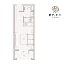 1-к квартира, вторичка, 27м2, 4/5 этаж