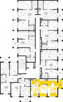 2-к квартира, вторичка, 53м2, 2/8 этаж