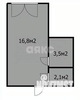 Студия квартира, вторичка, 22м2, 3/4 этаж