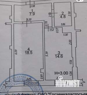 2-к квартира, вторичка, 47м2, 7/7 этаж