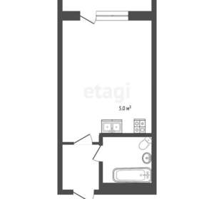 Студия квартира, вторичка, 27м2, 11/20 этаж