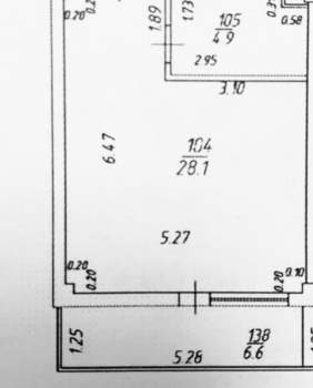 Студия квартира, вторичка, 34м2, 2/3 этаж