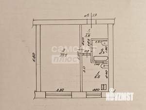 1-к квартира, вторичка, 30м2, 3/5 этаж
