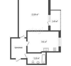 1-к квартира, вторичка, 31м2, 6/12 этаж
