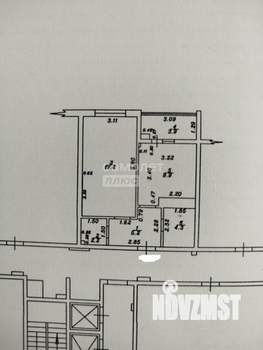 1-к квартира, вторичка, 44м2, 11/12 этаж