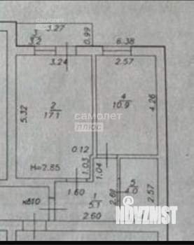 1-к квартира, вторичка, 37м2, 2/4 этаж
