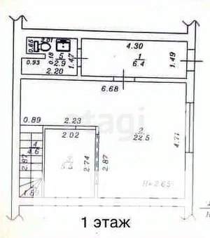 4-к квартира, вторичка, 116м2, 1/3 этаж