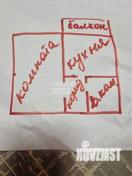 1-к квартира, вторичка, 38м2, 6/16 этаж