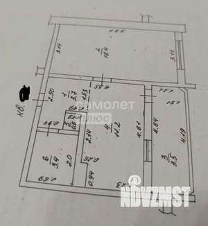 1-к квартира, вторичка, 40м2, 2/10 этаж