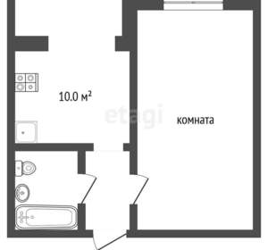 1-к квартира, вторичка, 40м2, 12/13 этаж