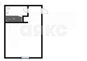 Студия квартира, вторичка, 18м2, -1/9 этаж