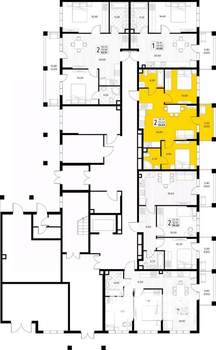 2-к квартира, вторичка, 55м2, 1/8 этаж