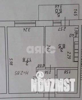 1-к квартира, вторичка, 38м2, 7/7 этаж