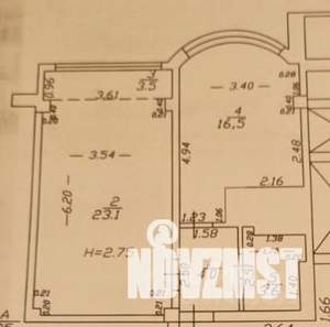 1-к квартира, вторичка, 51м2, 9/12 этаж